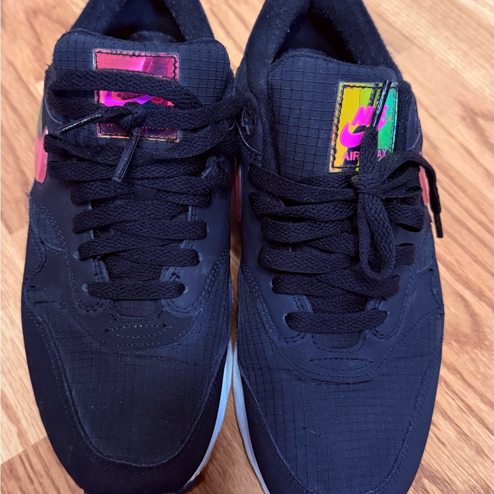 Nike Air Max Black with Neon Highlights